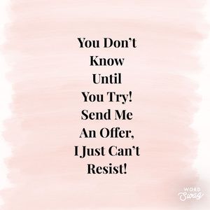 Send me an offer 🤍